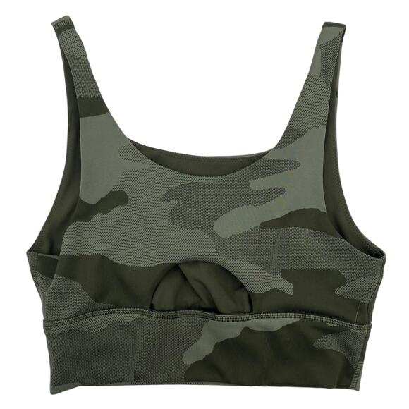 AERIE OFFLINE Stretch Extensible Sports Bra Camouflage Size Small Medium Support - Picture 1 of 4